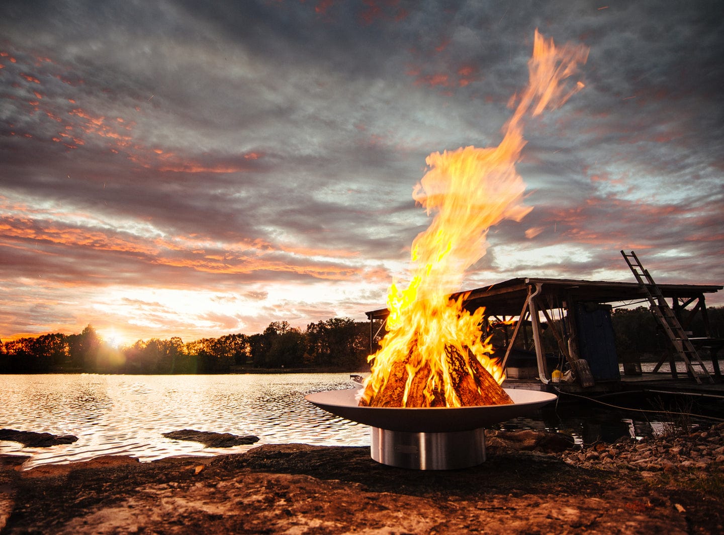 Fire Pit Art - Bella Vita 70" Fire Pit Art