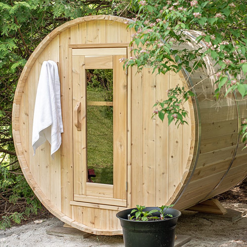 Dundalk Canadian Timber White Cedar Harmony Outdoor Sauna - CTC22W