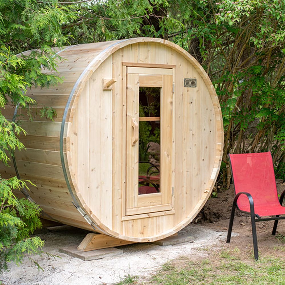 Dundalk Canadian Timber White Cedar Harmony Outdoor Sauna - CTC22W