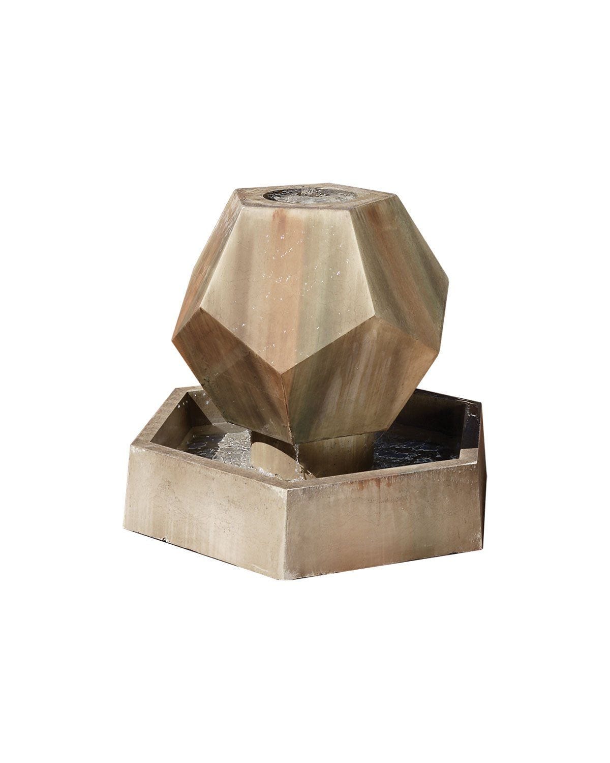G-TWLV GFRC Gist Twelve Side Fountain - 42W x 42D x 42H Gist