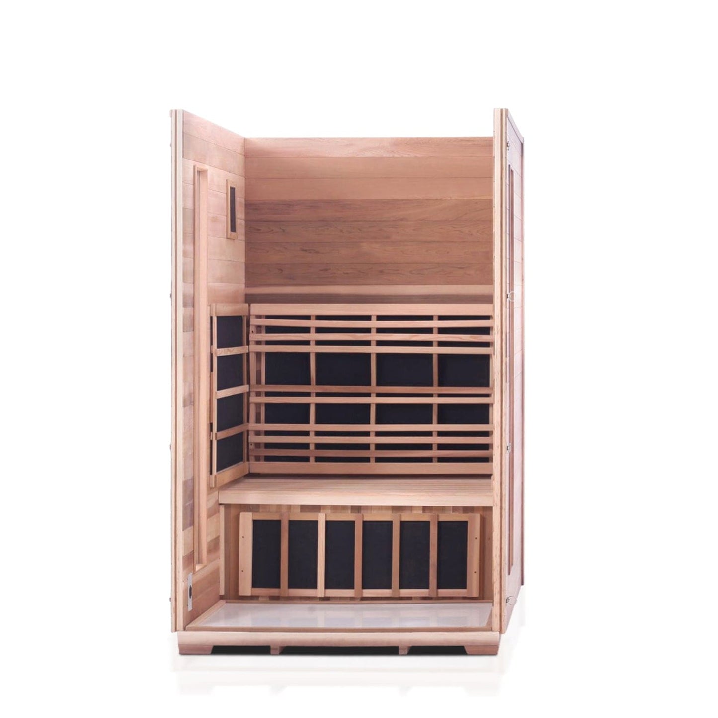 Enlighten Full Spectrum Infrared Sauna RUSTIC - 2 Slope - 2 Person Outdoor Sauna