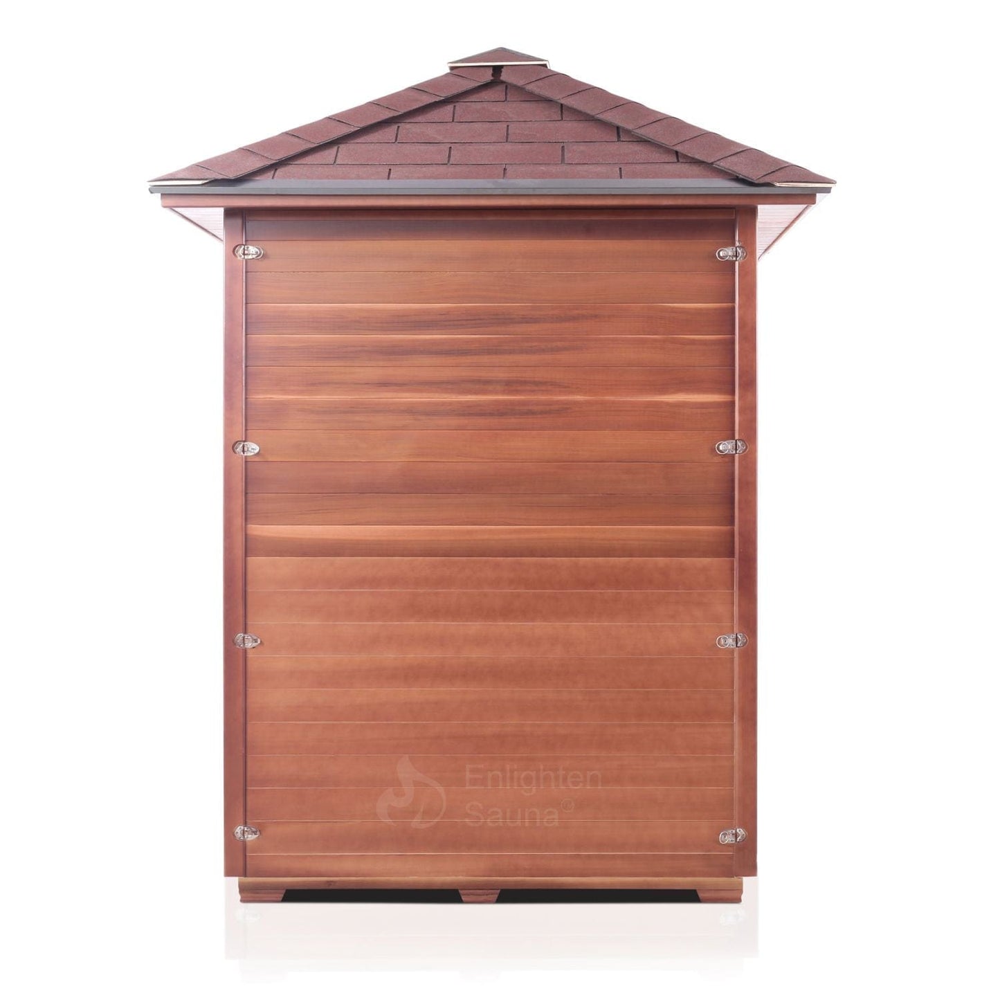 Enlighten Full Spectrum Infrared Sauna RUSTIC - 4C Peak - 4 Person Outdoor Sauna