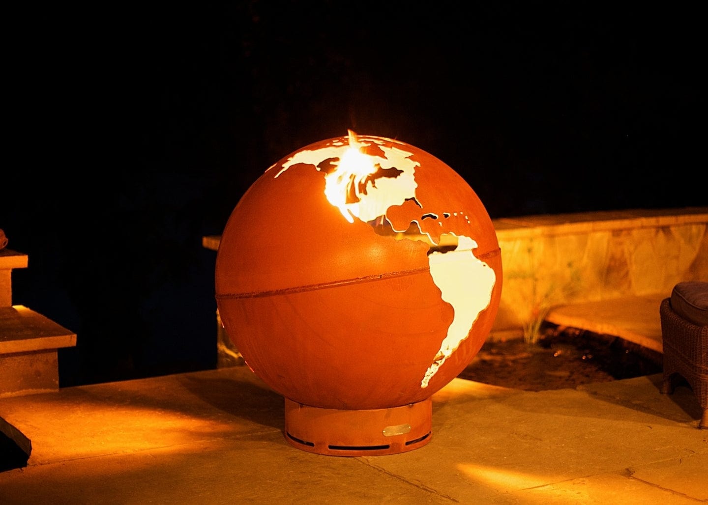 Fire Pit Art - Third Rock