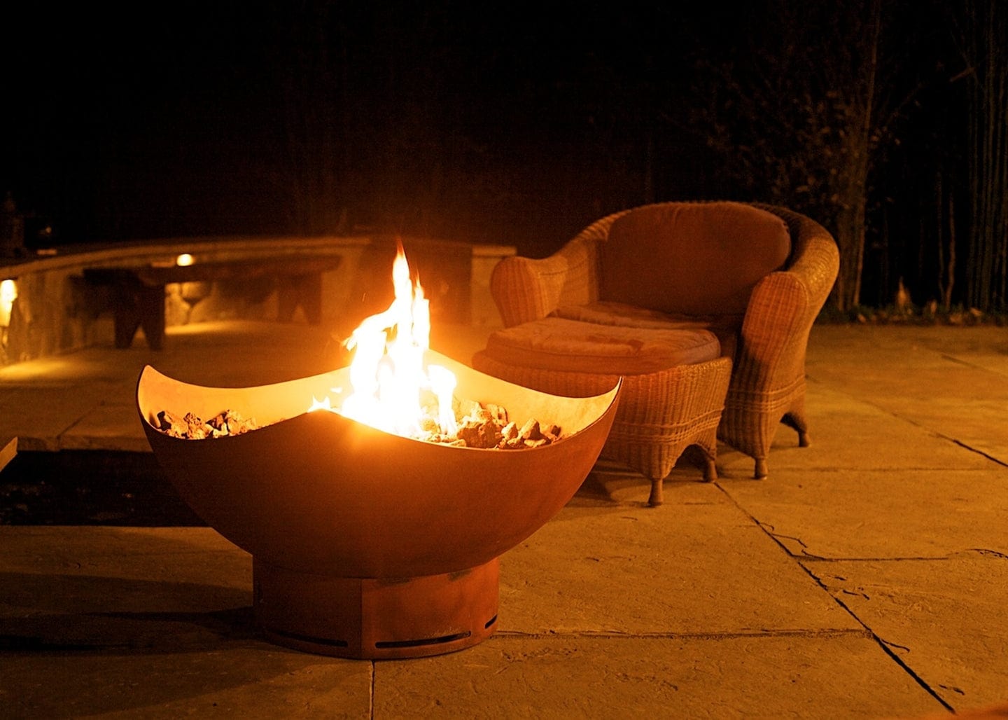 Fire Pit Art - Manta Ray