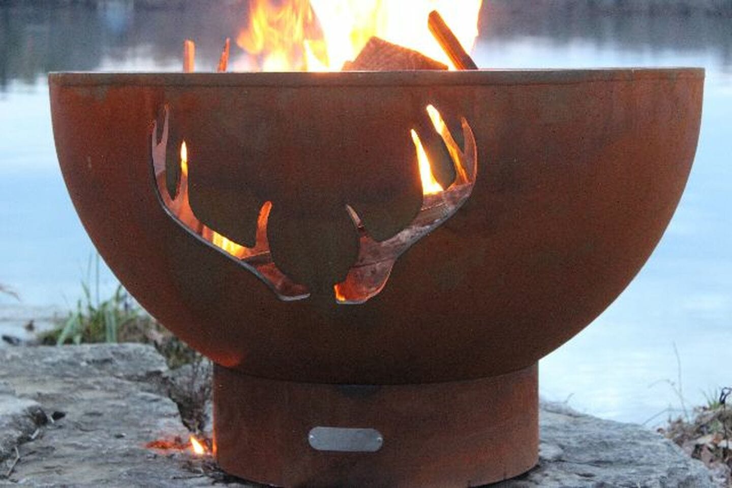 Fire Pit Art - Antlers Fire Pit Art