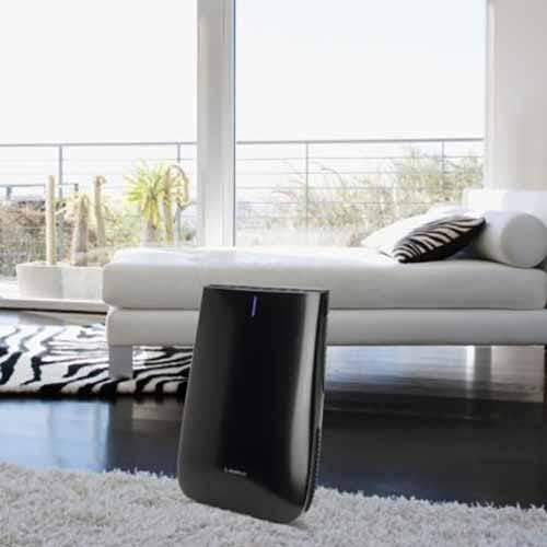 Air Purifiers Lasko Pure Platinum Air Purifier with Remote Control and Auto Clean HF25630 Airpuria