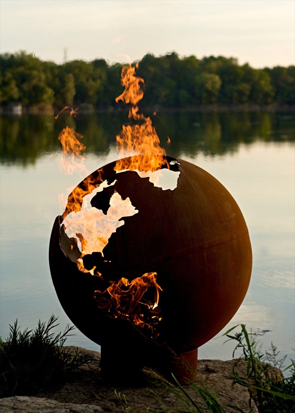 Fire Pit Art - Third Rock