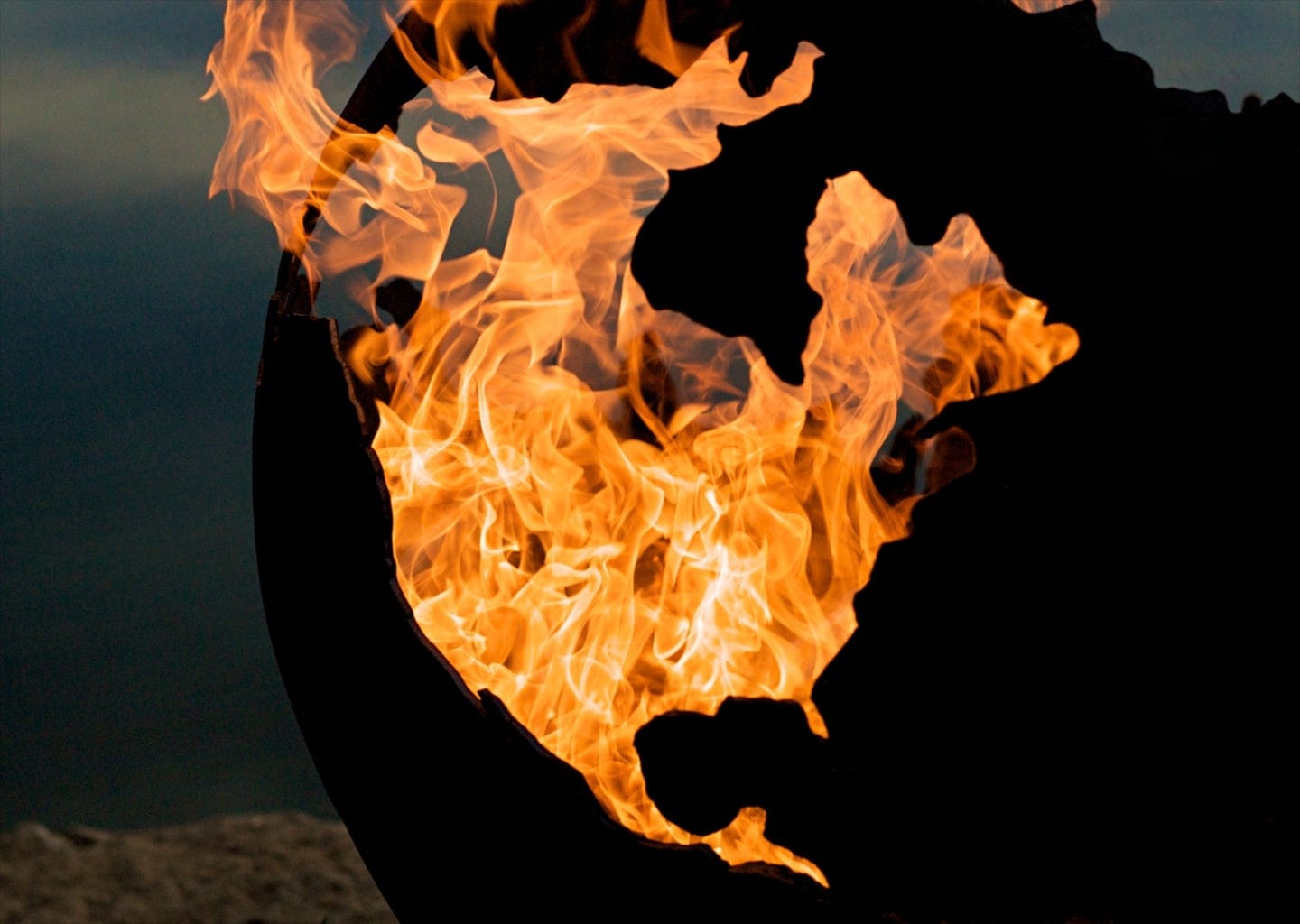 Fire Pit Art - Third Rock