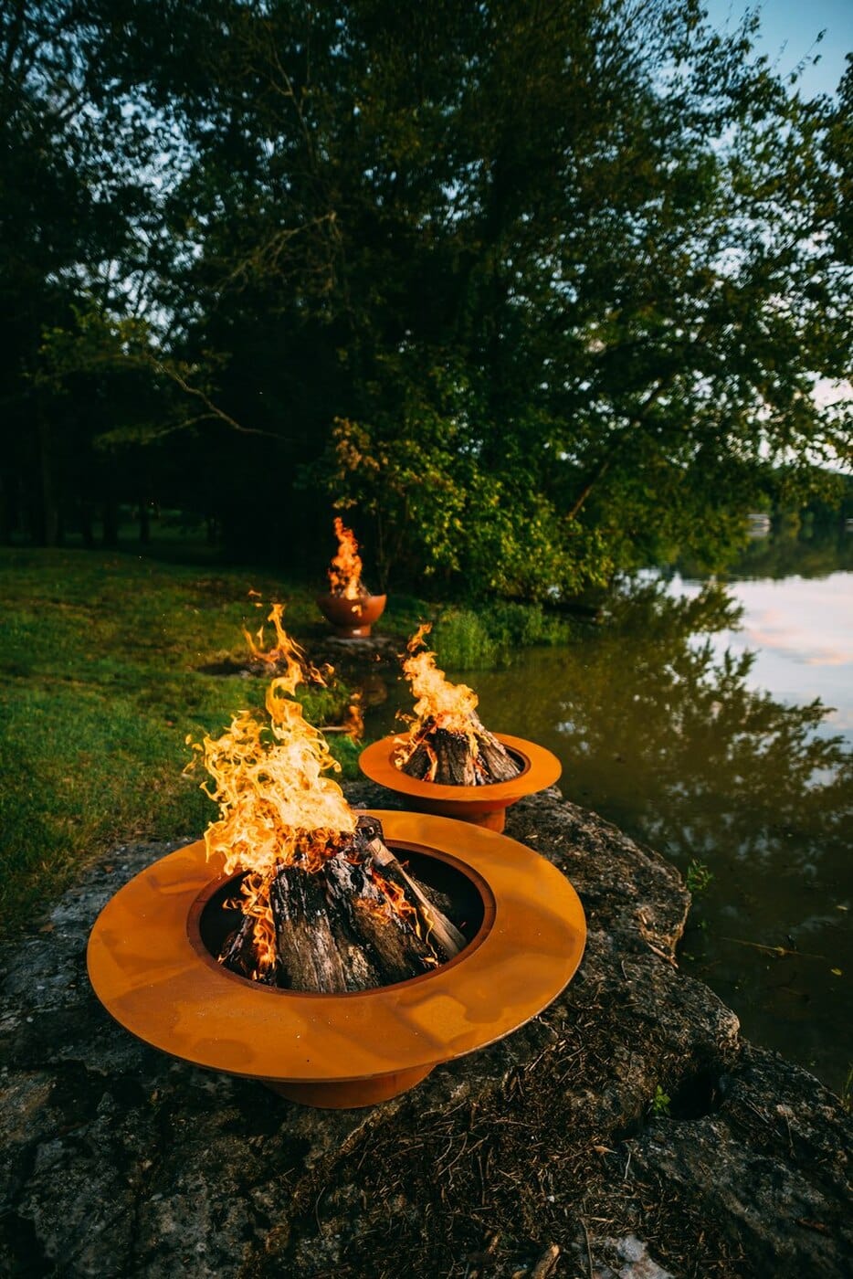 Fire Pit Art - Magnum w/lid
