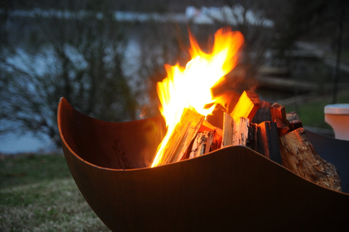Fire Pit Art - Manta Ray