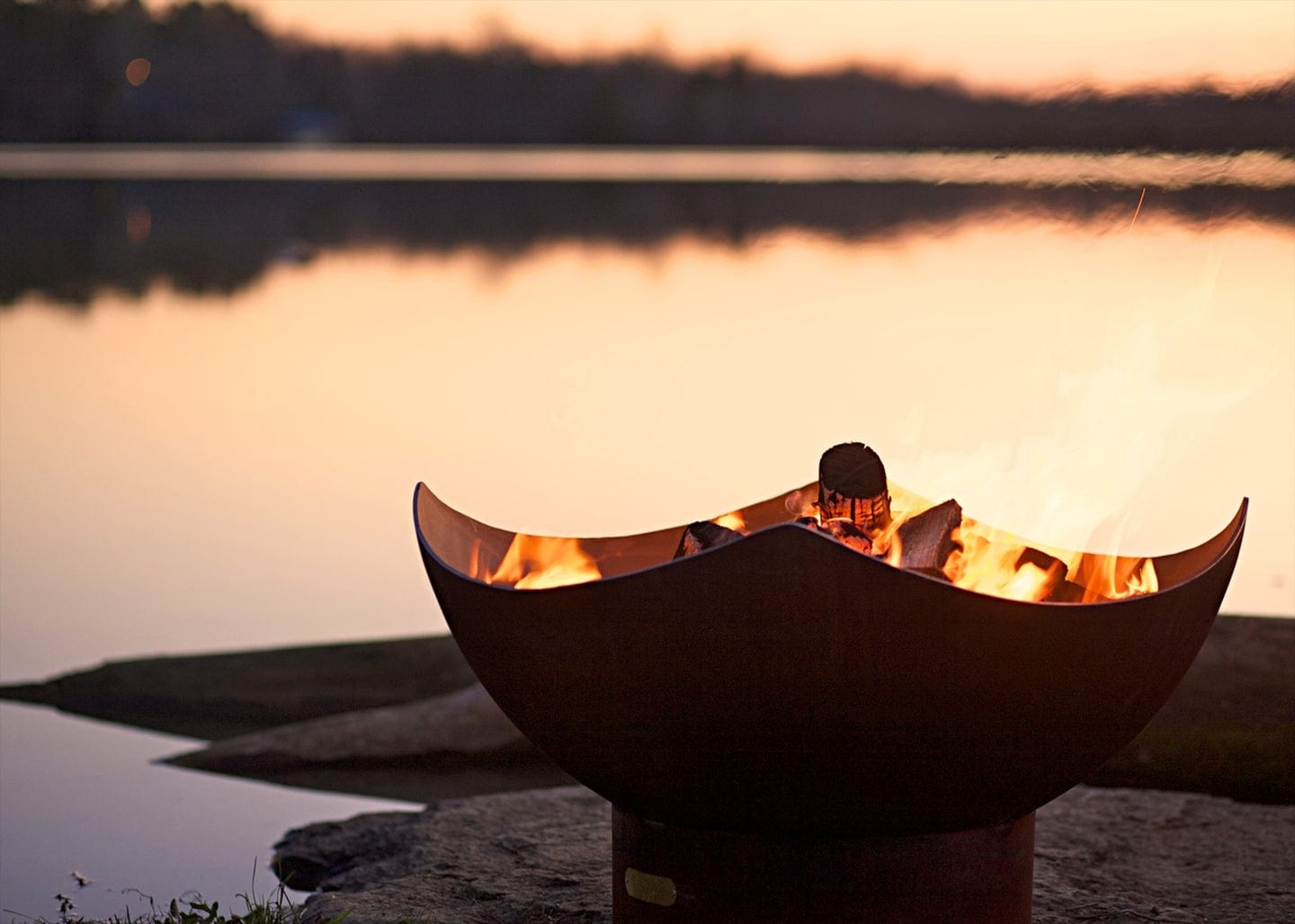 Fire Pit Art - Manta Ray