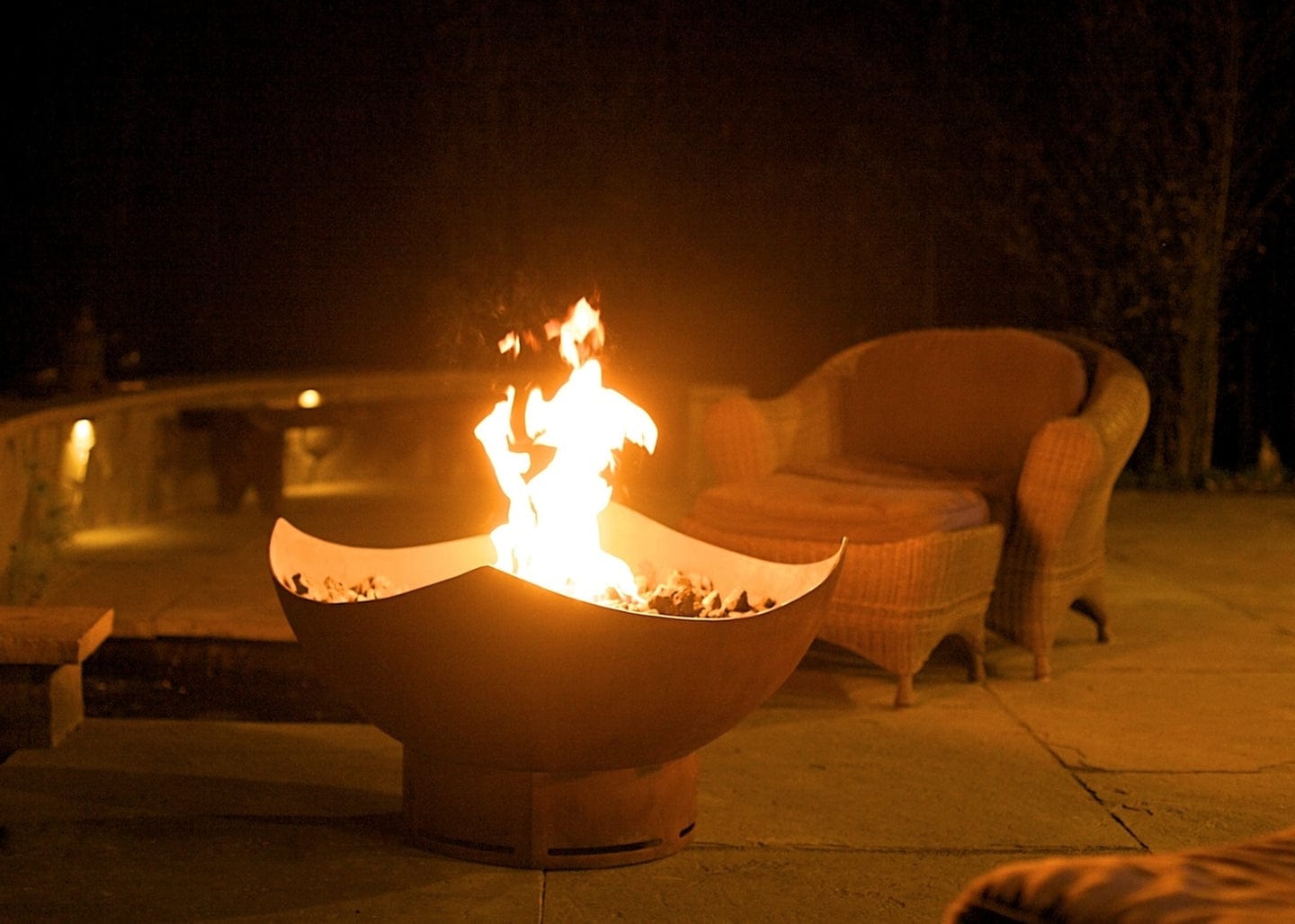 Fire Pit Art - Manta Ray