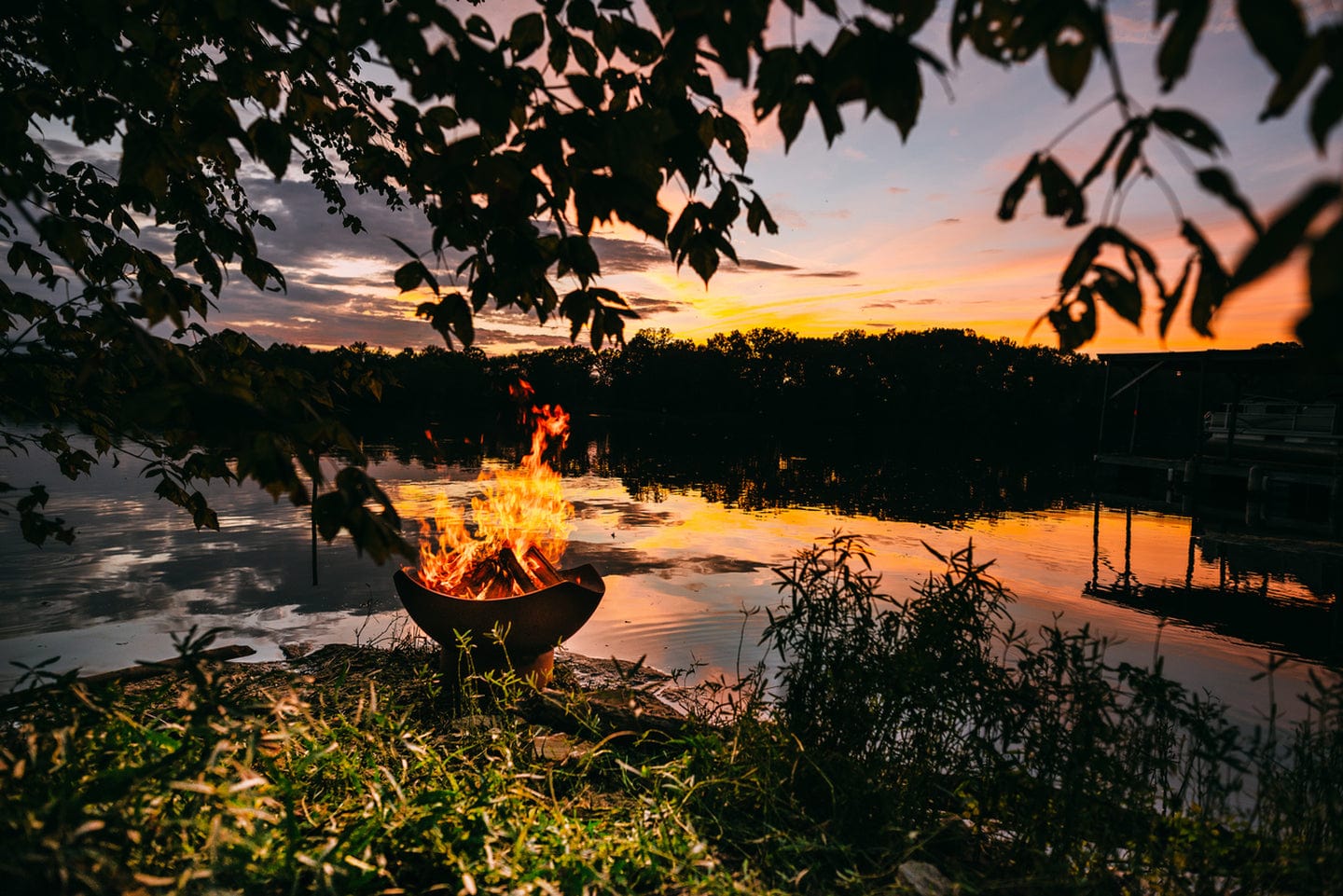 Fire Pit Art - Manta Ray