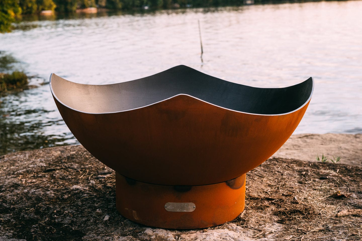 Fire Pit Art - Manta Ray