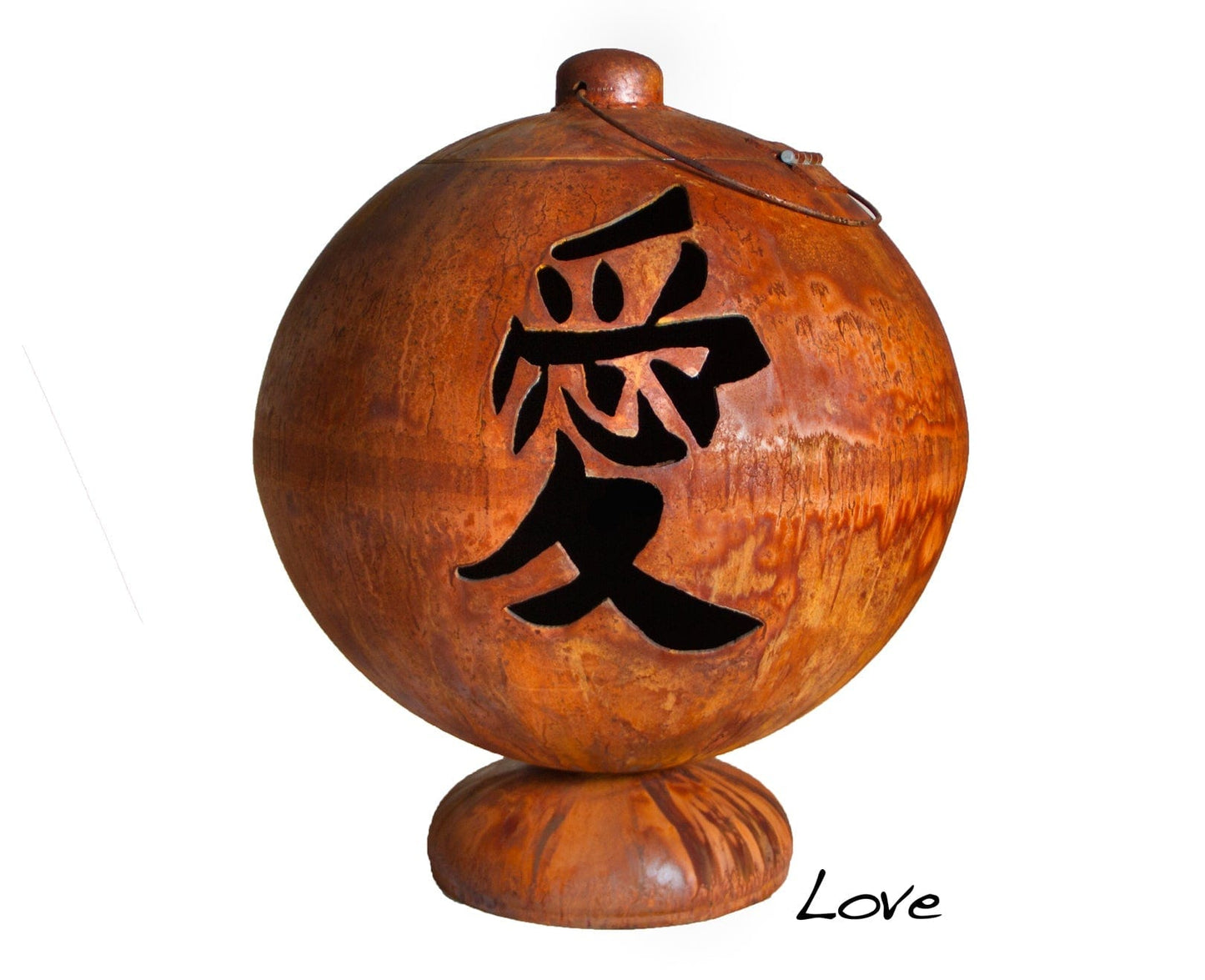 Fire Globes® Fire Globes® “Live, Laugh, Love" Fire Pit (Made In USA) Ohio Flame