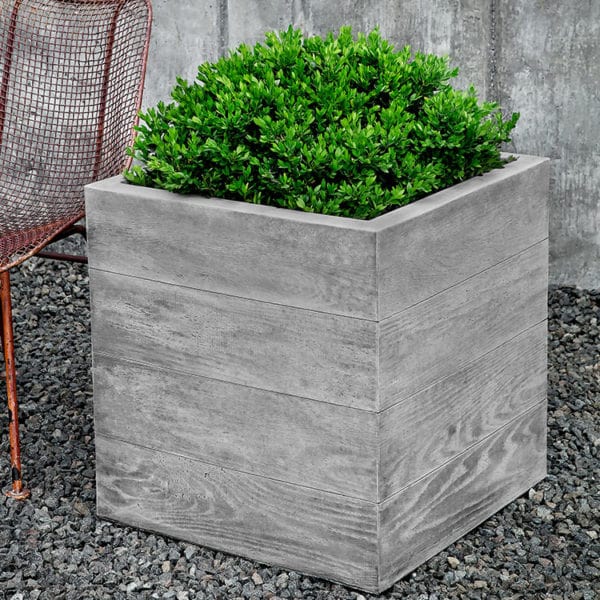 Campania International Chenes Brut Large Box Planter - P-749