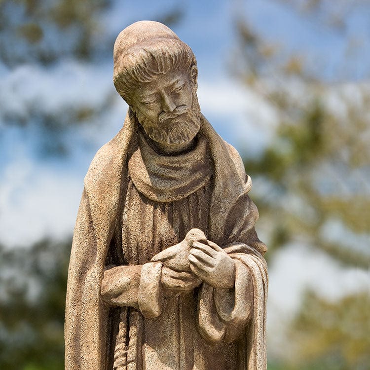 Campania International St Francis with Baby Bird - R-101