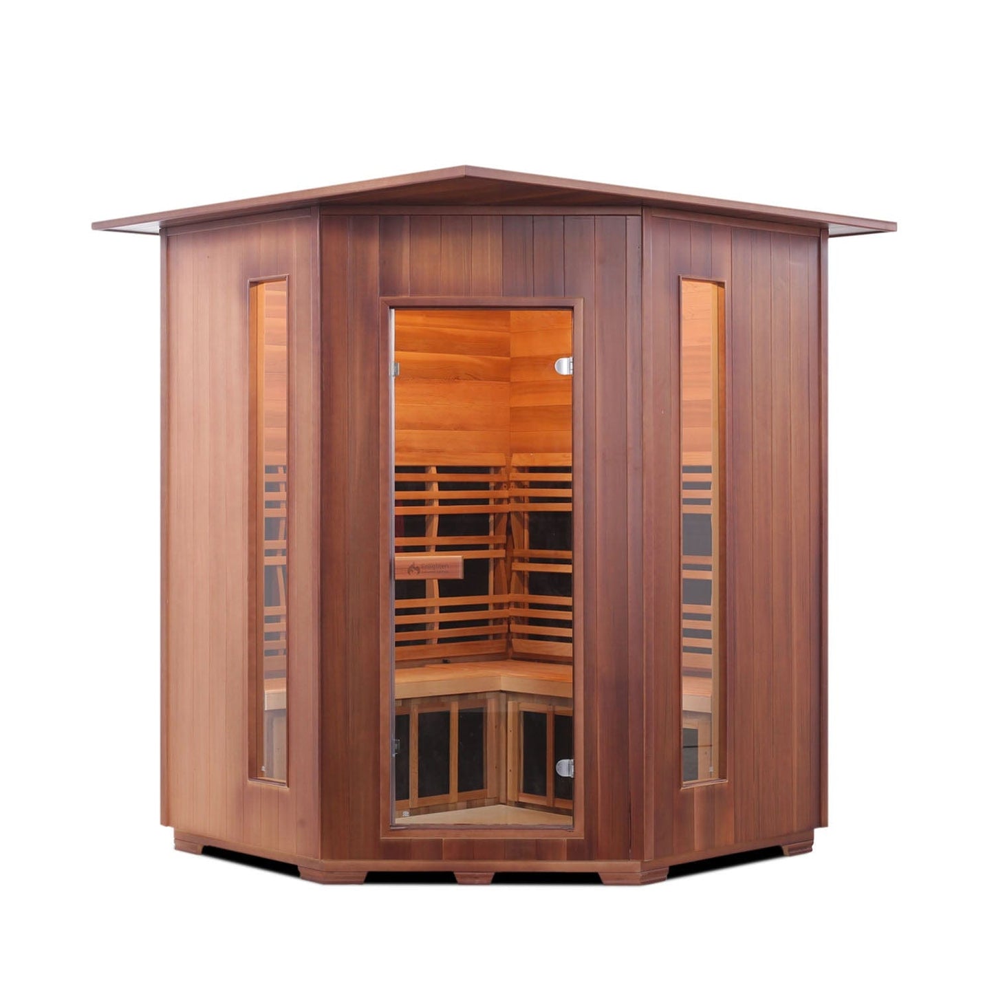 Enlighten Full Spectrum Infrared Sauna RUSTIC - 4C Indoor - 4 Person Sauna