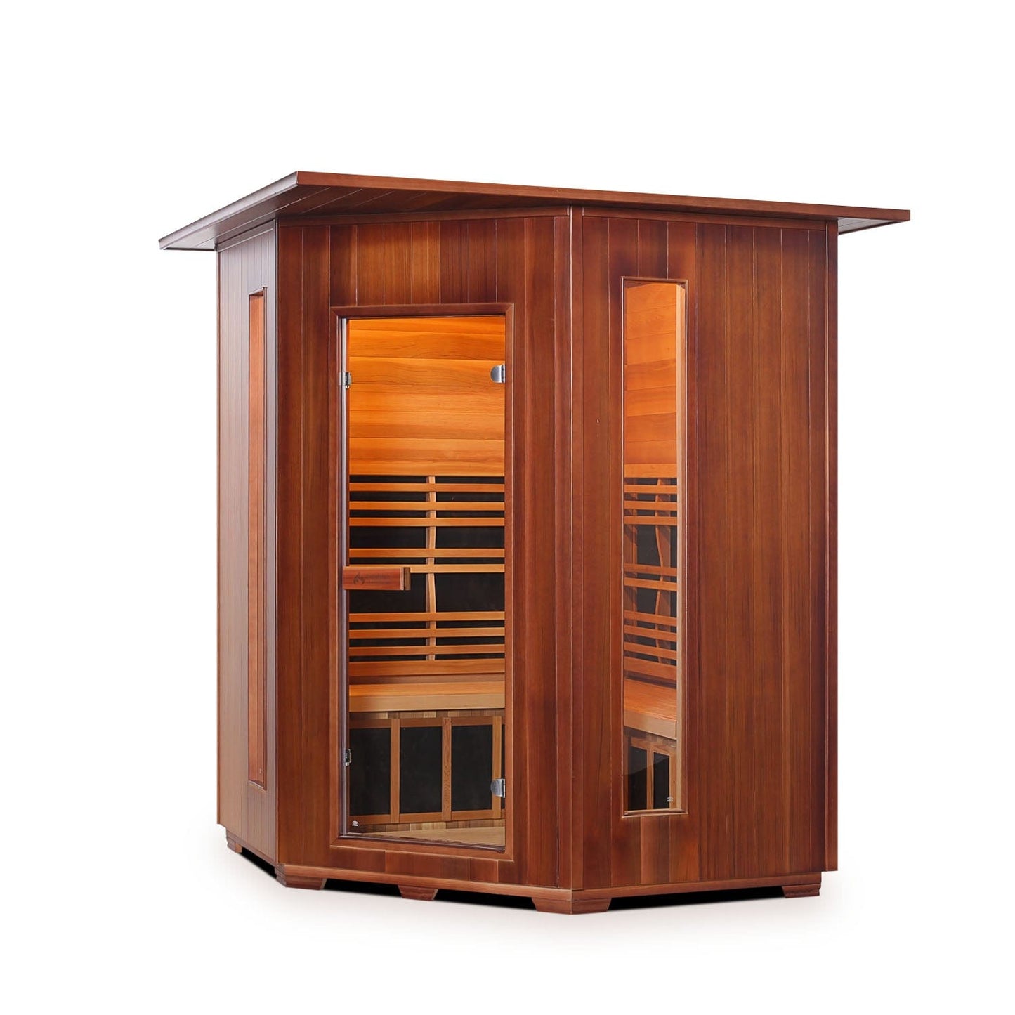 Enlighten Full Spectrum Infrared Sauna RUSTIC - 4C Indoor - 4 Person Sauna