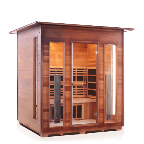 Enlighten Full Spectrum Infrared Sauna RUSTIC - 4 Indoor - 4 Person Sauna