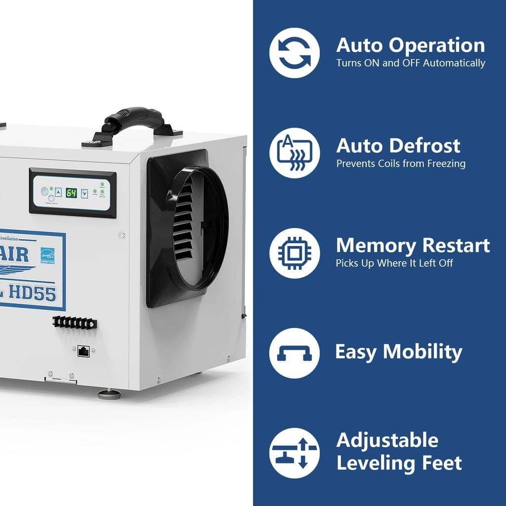 Dehumidifiers Alorair Basement/Crawl Space Dehumidifiers Removal 120PPD (Saturation) Alorair