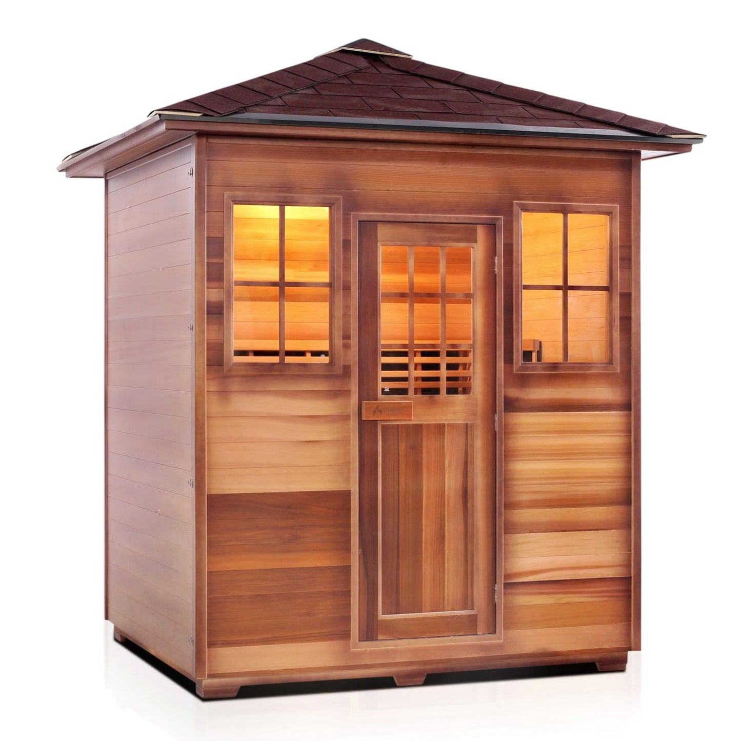 Enlighten Full Spectrum Infrared Sauna SIERRA - 4 Peak - 4 Person Outdoor Sauna