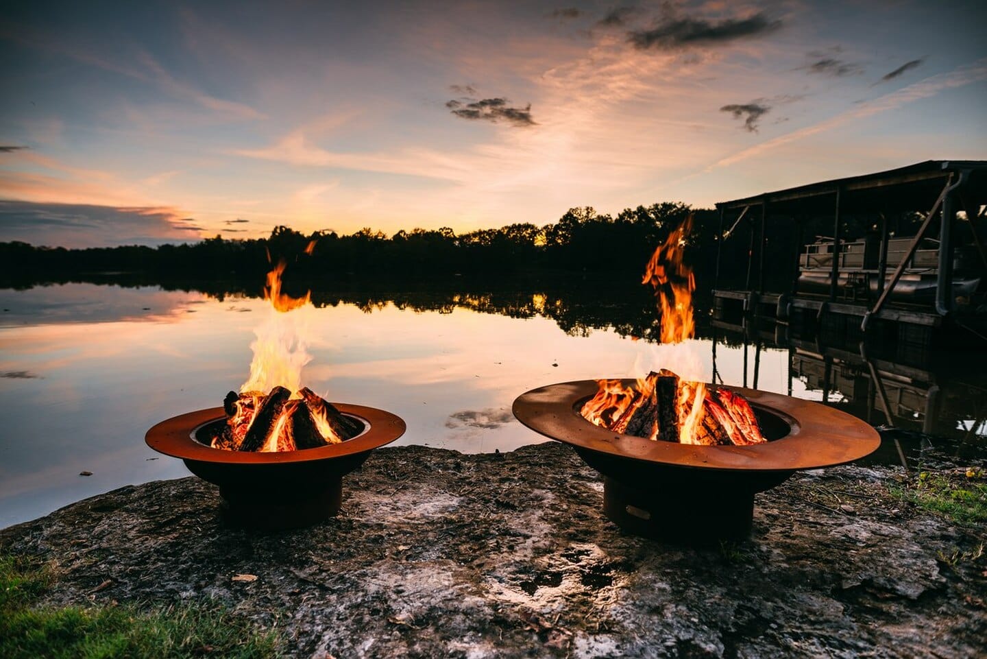 Fire Pit Art - Magnum w/lid