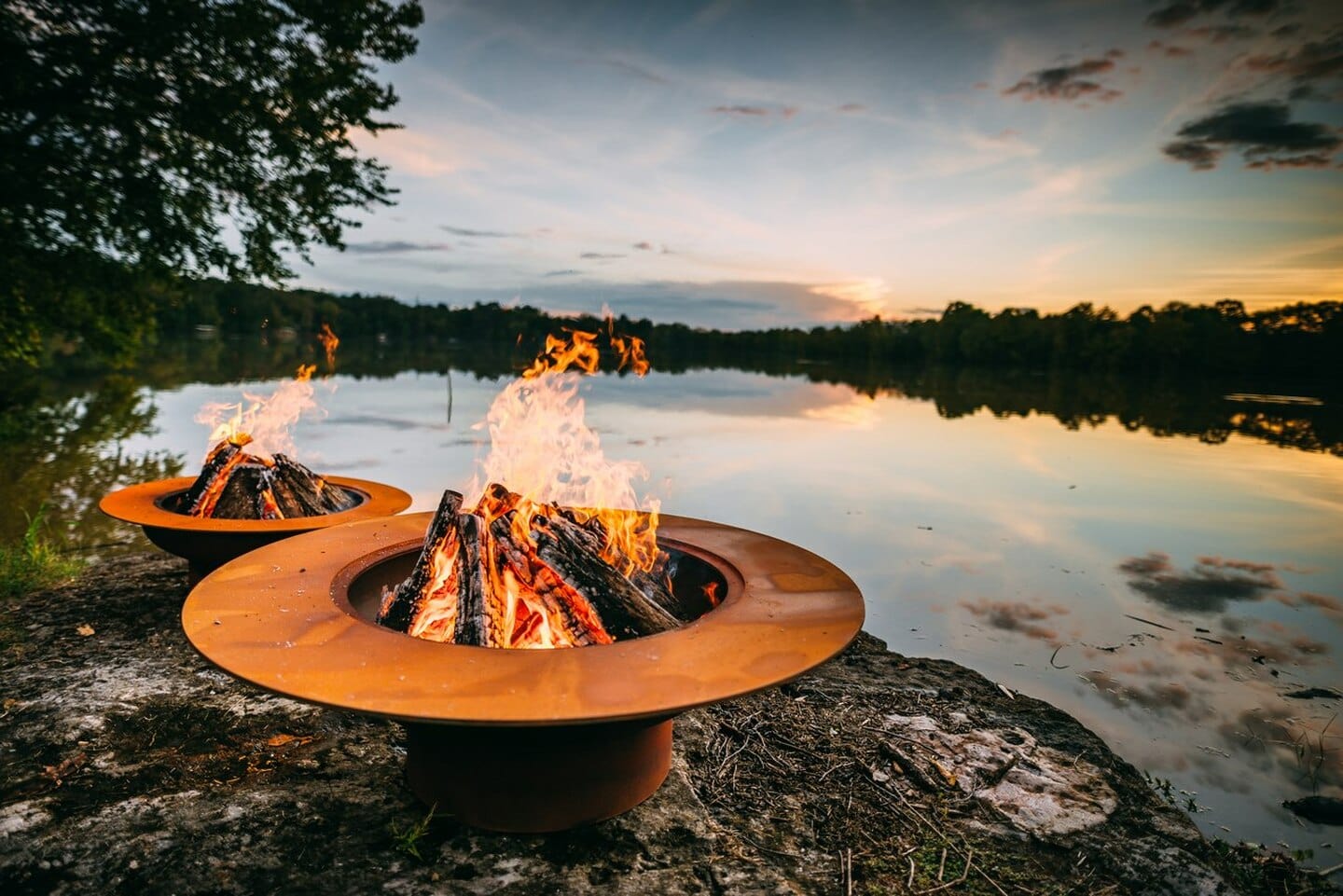 Fire Pit Art - Magnum w/lid