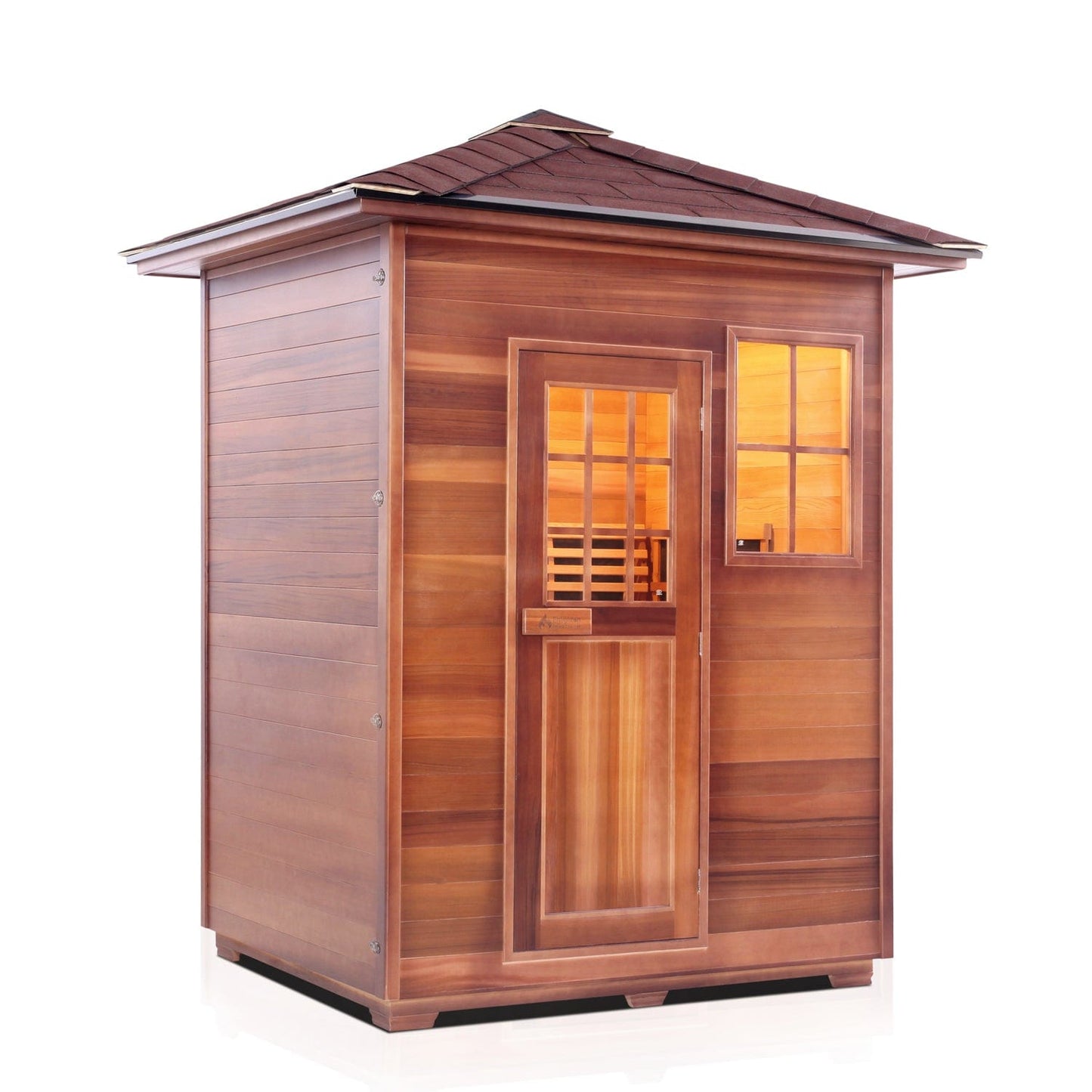 Enlighten Full Spectrum Infrared Sauna SIERRA - 3 Peak - 3 Person Outdoor Sauna