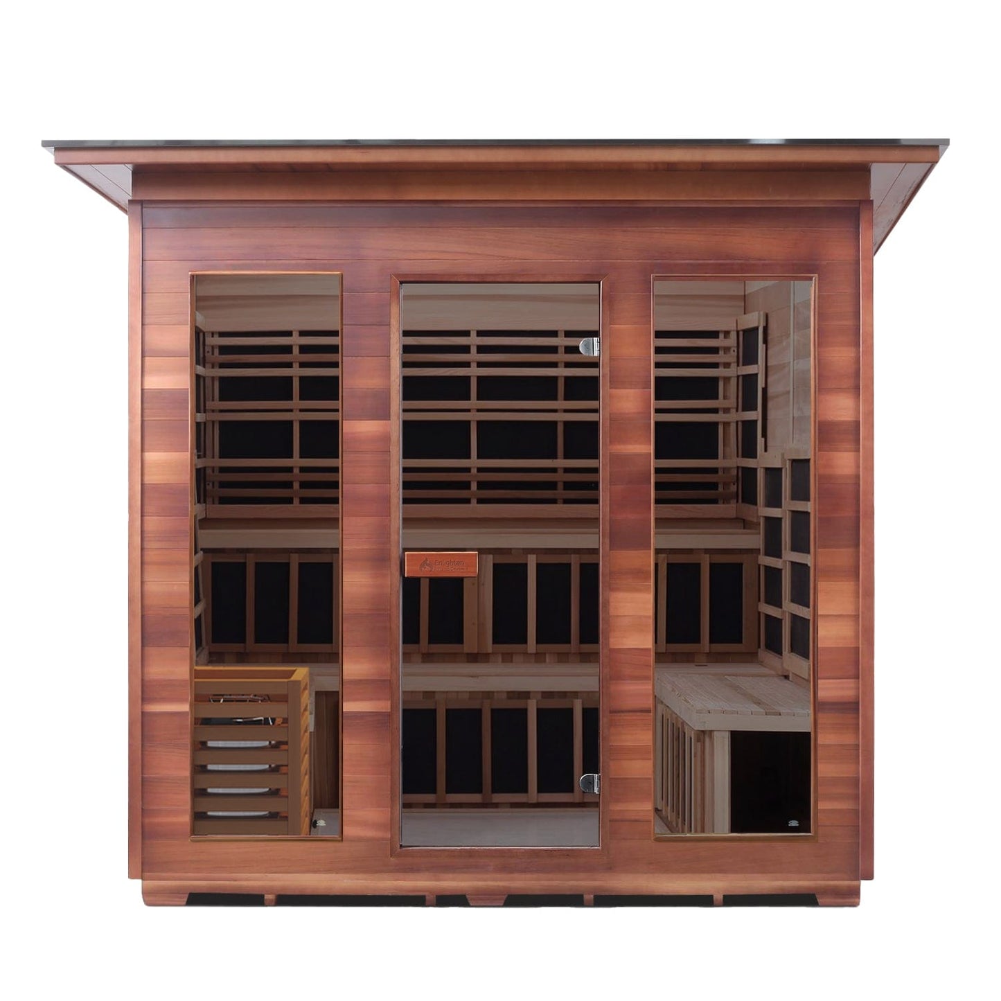 Enlighten Full Spectrum Infrared Sauna DIAMOND - 8 Slope - 8 Person Outdoor Sauna
