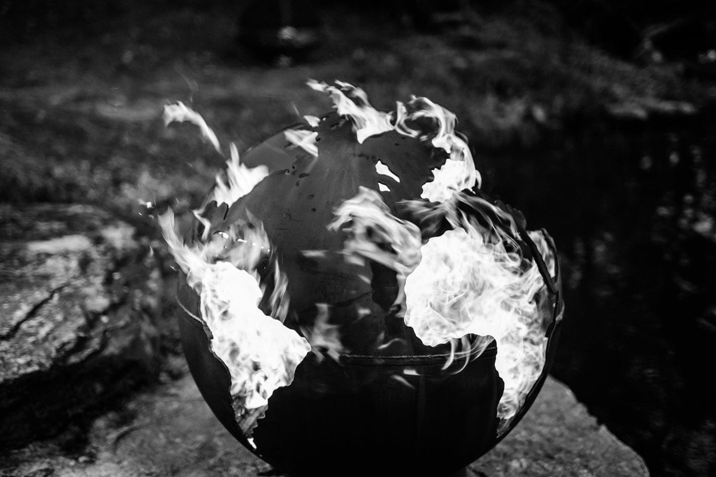 Fire Pit Art - Third Rock