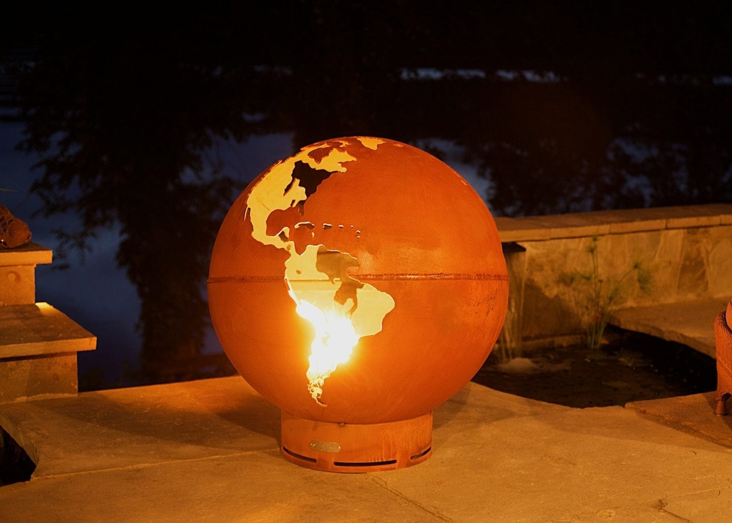 Fire Pit Art - Third Rock