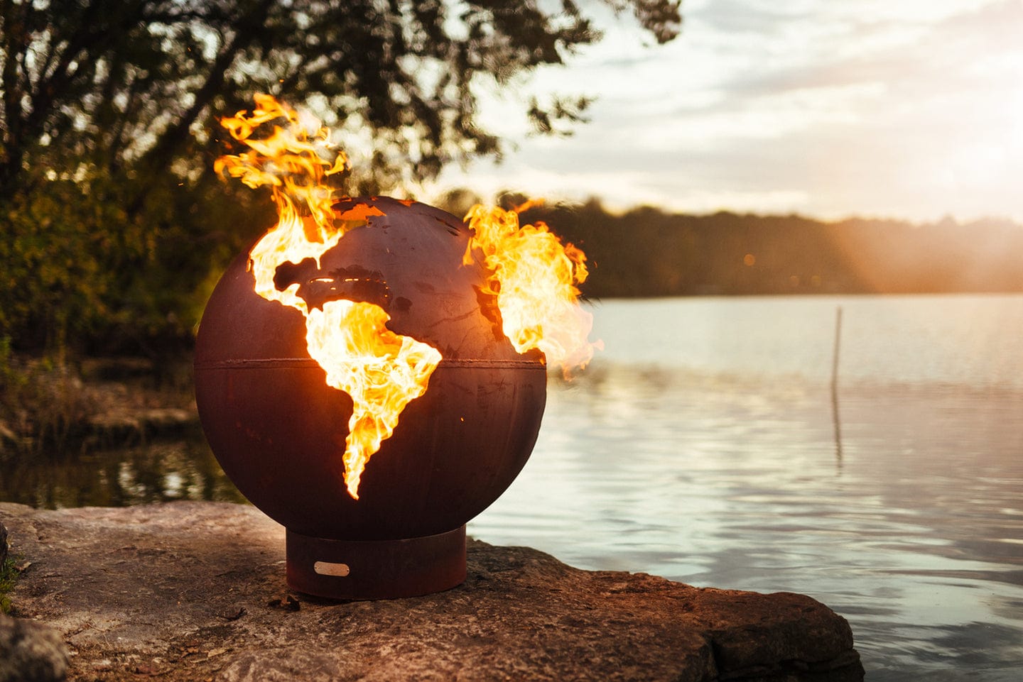 Fire Pit Art - Third Rock