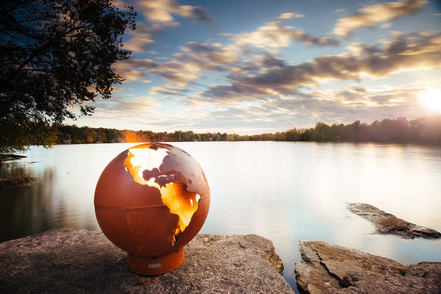 Fire Pit Art - Third Rock