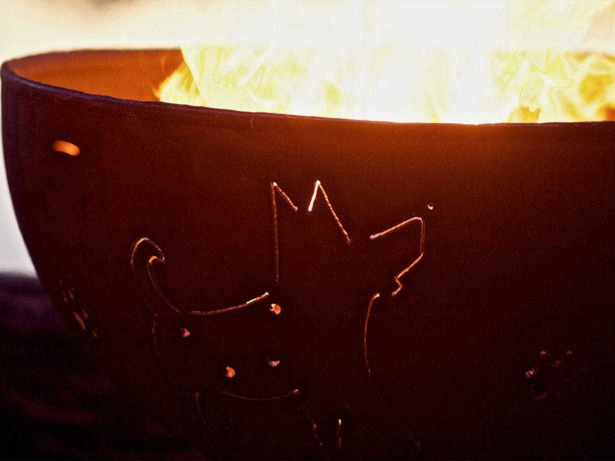 Fire Pit Art - Funky Dog