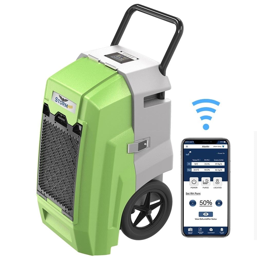 Dehumidifiers Alorair Storm Pro Smart Wifi Dehumidifier Green Alorair