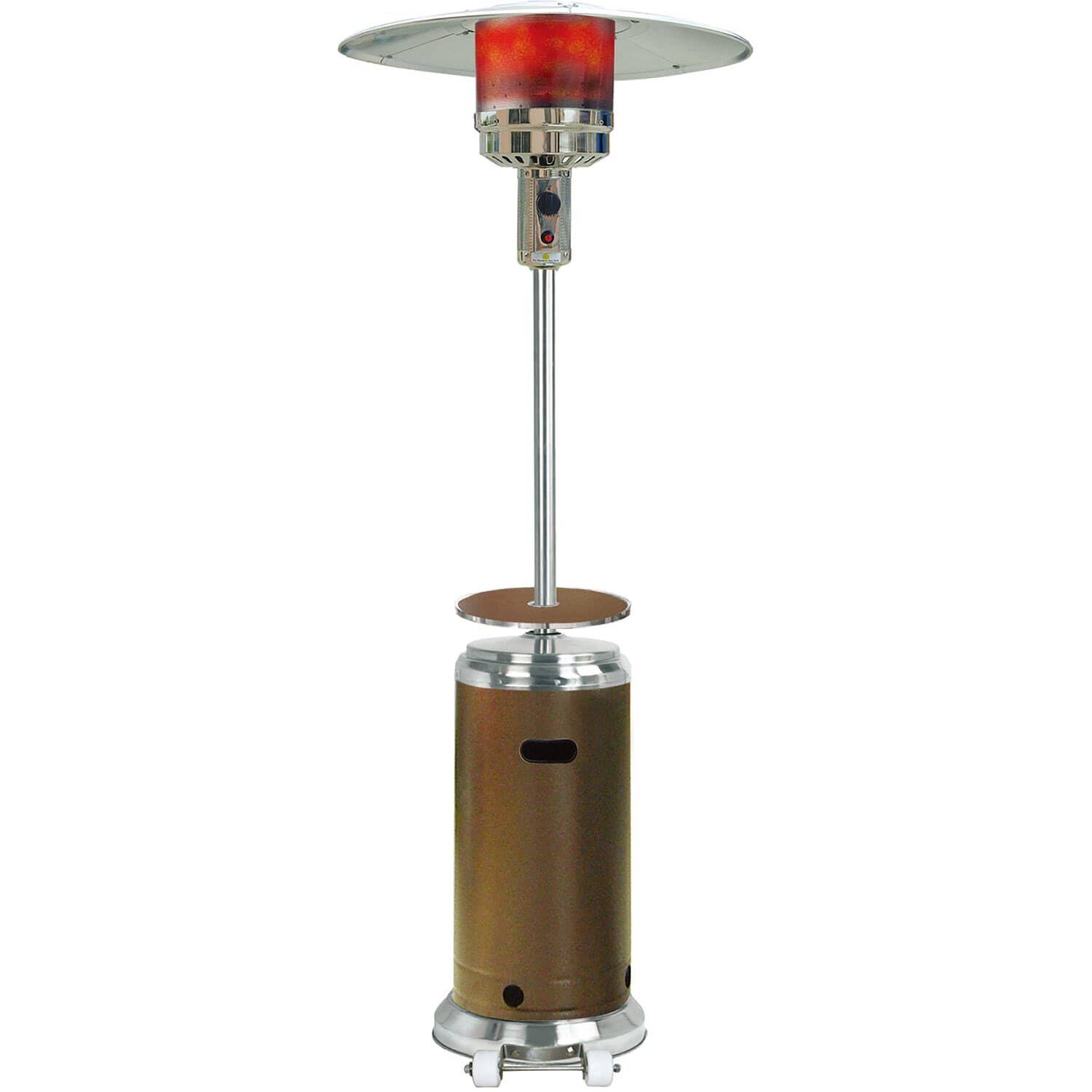 hanover umbrella patio heater - Steel Heater, 7' tall, Propane, 48,000 BTU Available in Hammered Bronze Hanover 7 ft 48,000 BTU