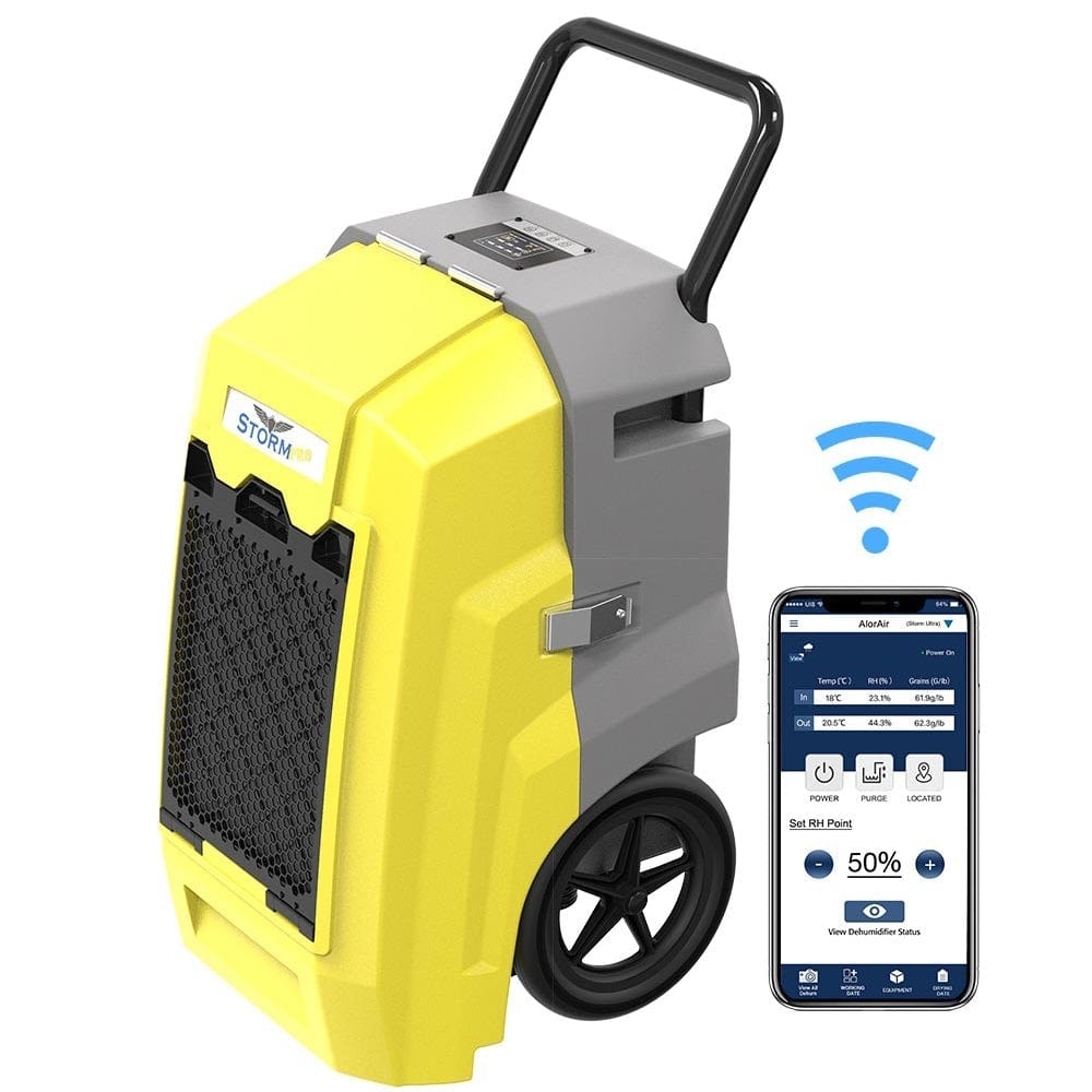 Dehumidifiers Alorair Storm Pro Smart Wifi Dehumidifier Yellow Alorair