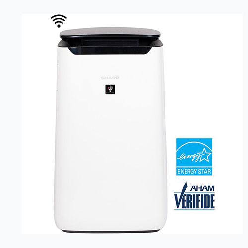 Air Purifiers Sharp (FXJ80UW) IoT Plasmacluster® Ion Technology Large Room Air Purifier with Sharp Air App & True HEPA Sharp