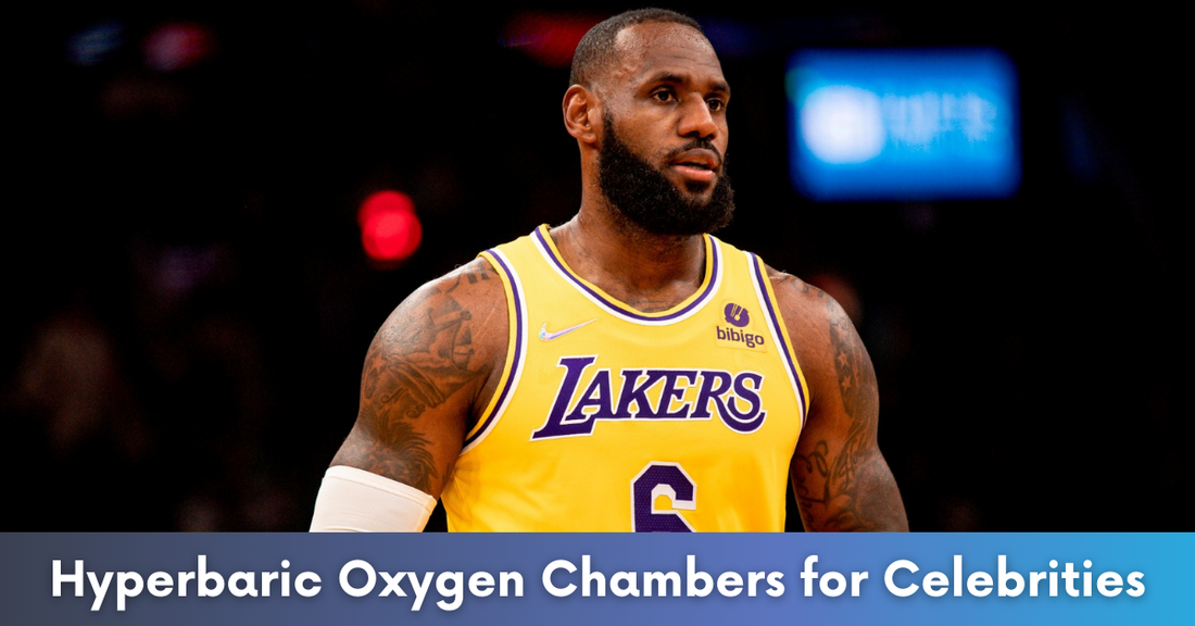 Celebrities like LeBron James using oxygen therapy for healing and anti-aging and prefer OxyHealth over other chamber providers.