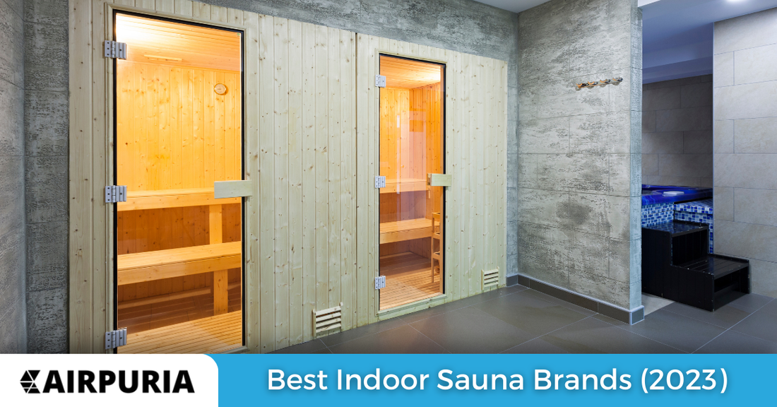 An image the best indoor sauna brands available from Airpuria.