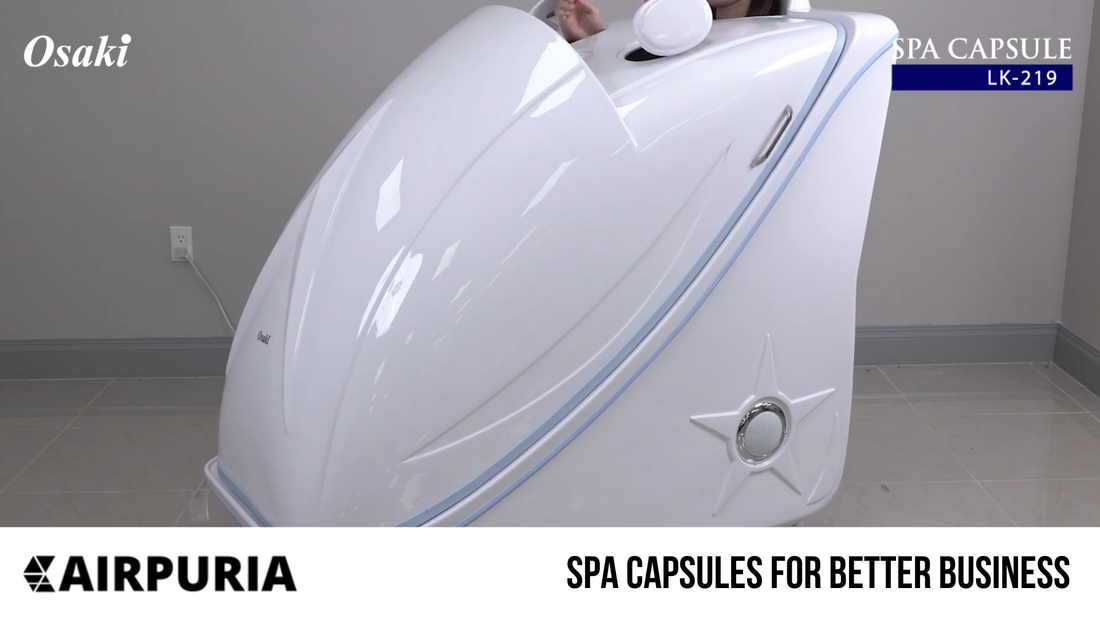 Image showing a Spa Capsule for business, correlating to the five ways to use Spa Capsules for your business.