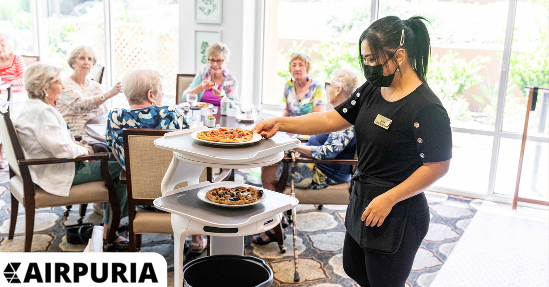 Server robots delivering food to customers - with more tables every day.