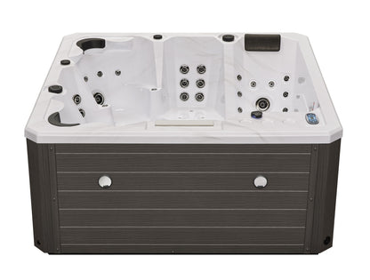 Luxury Spas Galley 5-person Hot Tub (WS-008) - Cloud Gray