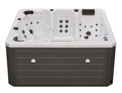 Luxury Spas Galley 5-person Hot Tub (WS-008) - Cloud Gray