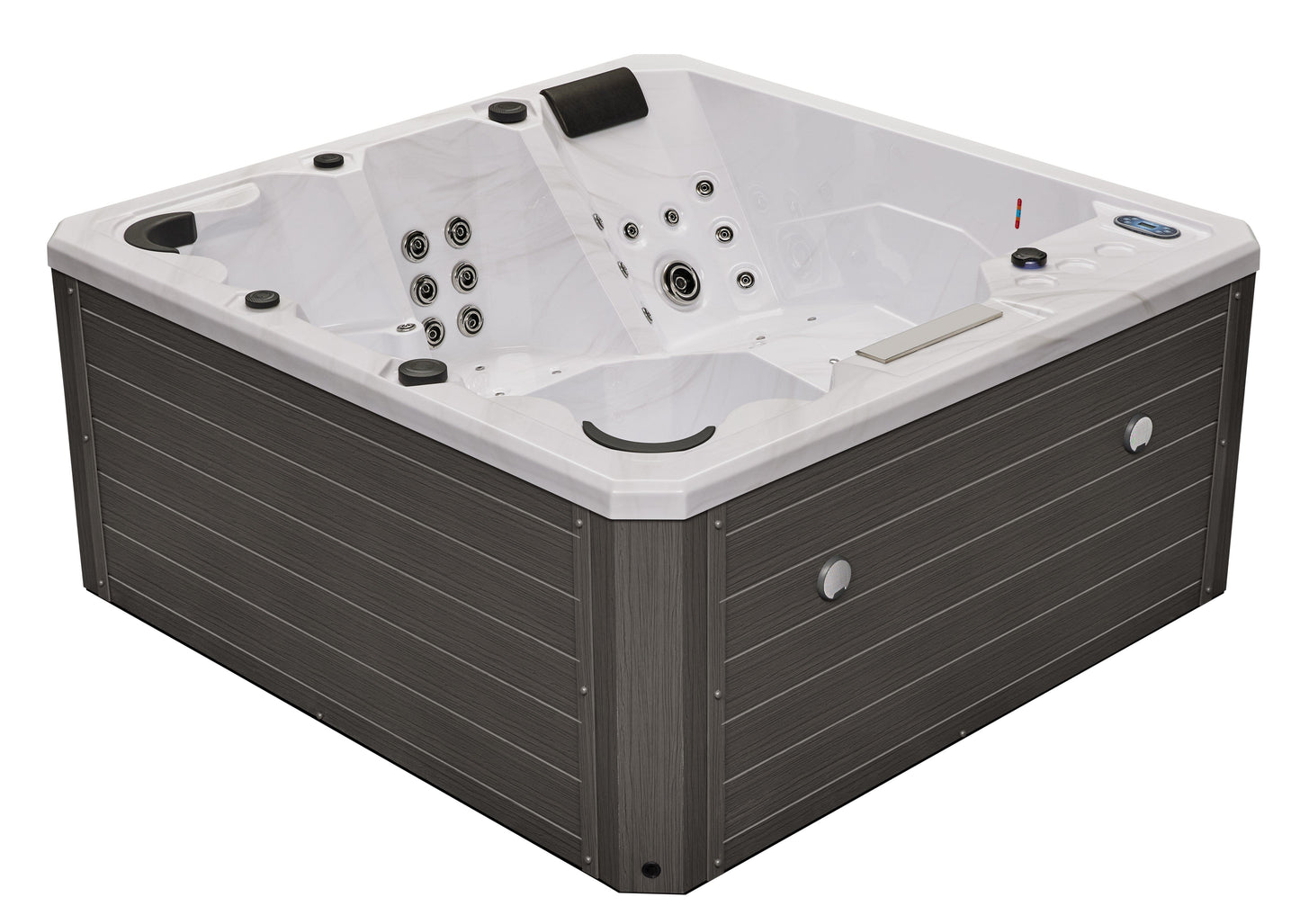 Luxury Spas Galley 5-person Hot Tub (WS-008) - Cloud Gray