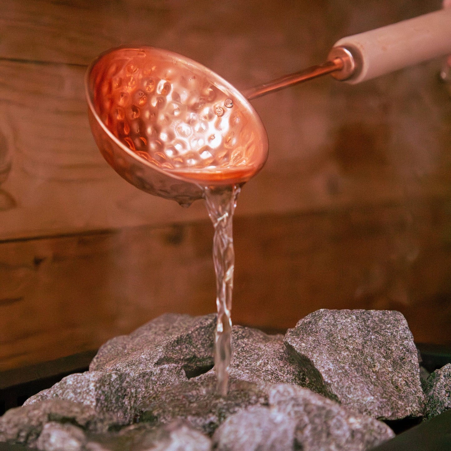 Copper Bucket & Ladle Set