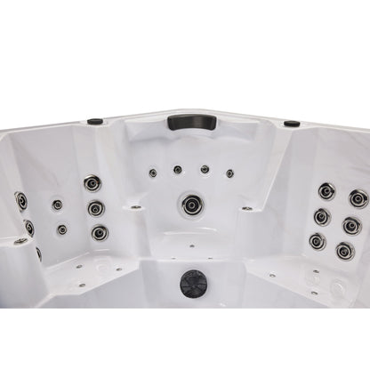 Luxury Spas Galley 5-person Hot Tub (WS-008) - Cloud Gray