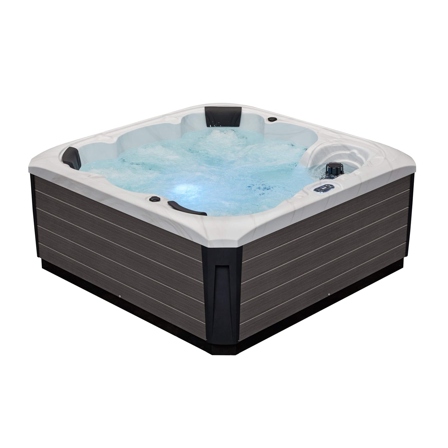 Luxury Spas Savannah 6-person Hot Tub (WS-692 CG) - Cloud Gray