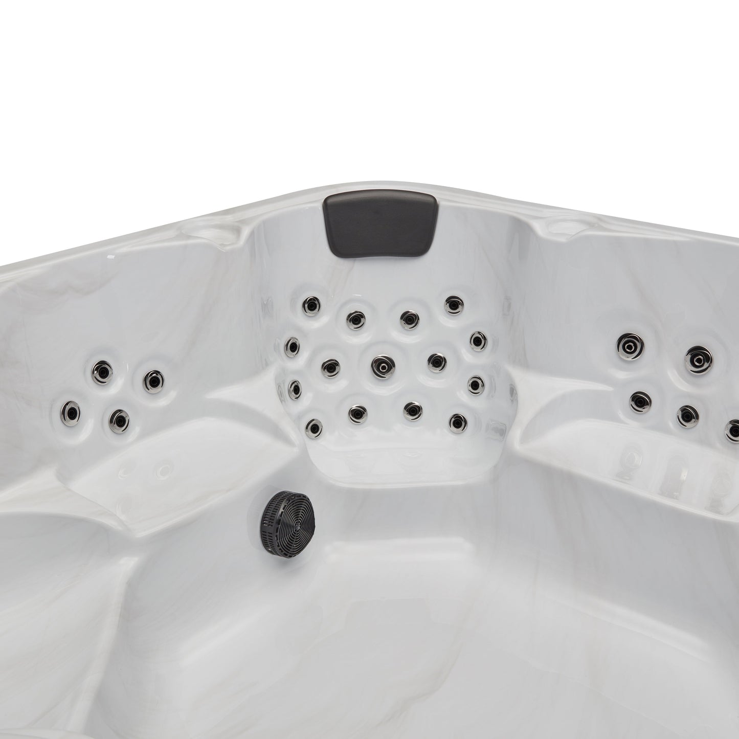 Luxury Spas Denali 7-person Hot Tub (WS-299 CG) - Cloud Gray